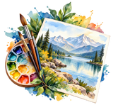 Artistic Watercolor Landscape Design Guide