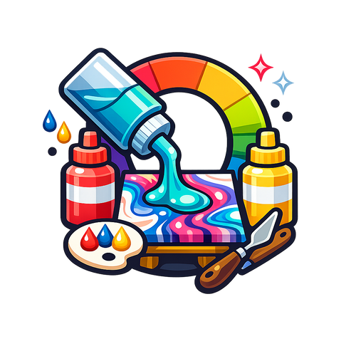 Color Mixing for Acrylic Pouring Guide
