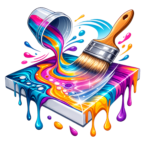 Finishing & Sealing Pour Paintings Notes