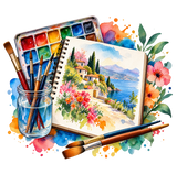 Watercolor Artistic Expression Notes