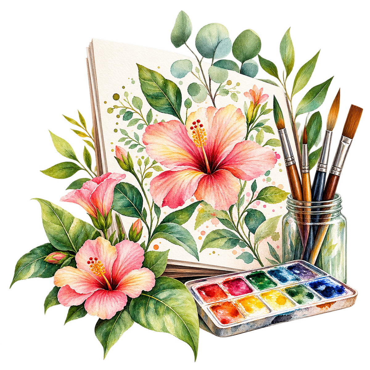 Watercolor Botanical Art Notes