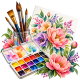 Watercolor Floral Painting Notes