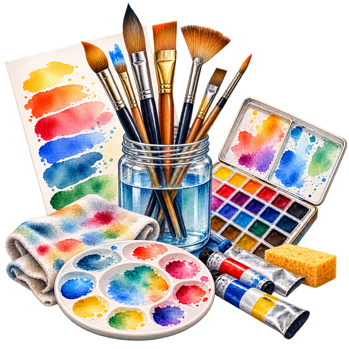 Watercolor Tools & Techniques Notes